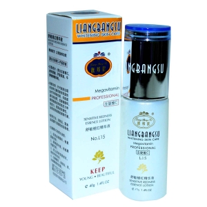 商城正品 特价 靓邦素左旋维C舒敏褪红精华液40G 去祛红血丝