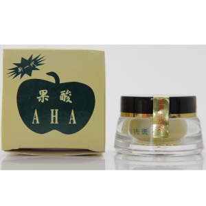 果酸AHA祛斑王 抗衰老 去粉刺 淡化黑色素（绿苹果图黄色膏体）