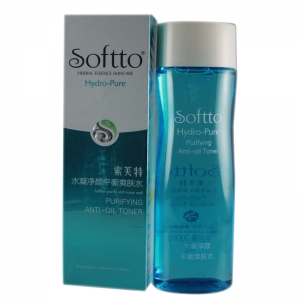 索芙特水凝净颜平衡爽肤水200ml 控油清爽 细致毛孔补水保湿化妆水
