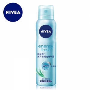 妮维雅 活力清新爽身气雾150ml 干爽淡香氛持久 收毛孔